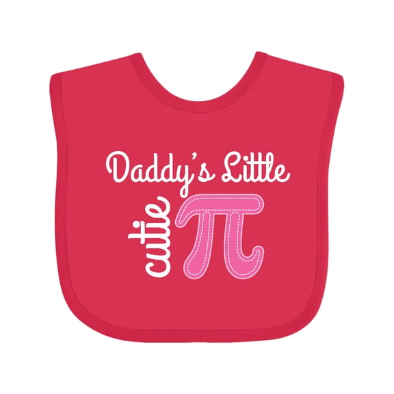 Inktastic Daddy Little Cutie Pi Day Math Girls Girls Baby Bib