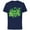 Navy, variant on Disney Mickey and Friends Green St. Patrick’s Day - Short Sleeve Cotton T-Shirt for Adults - Customized-Black