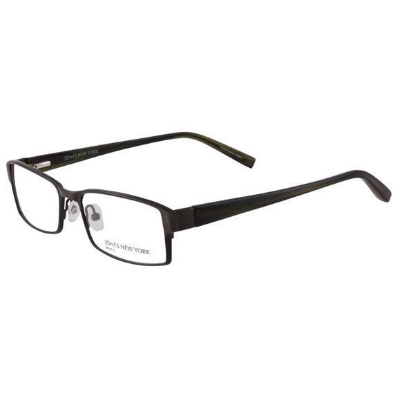 Jones New York Unisex Green Square Eyeglass Frames JNYJ320FOR52