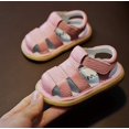 thumbnail image 3 of Baby Boys Girls Summer Lightweight Soft Sole Closed-Toe Outdoor Leather Athletic Sandals, 3 of 7