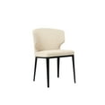 thumbnail image 2 of Moe's Home Collection Delaney Dining chair Set of Two Fabric Beige, 2 of 7