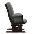 Storkcraft Tuscany Nursery Glider & Ottoman Espresso with Gray