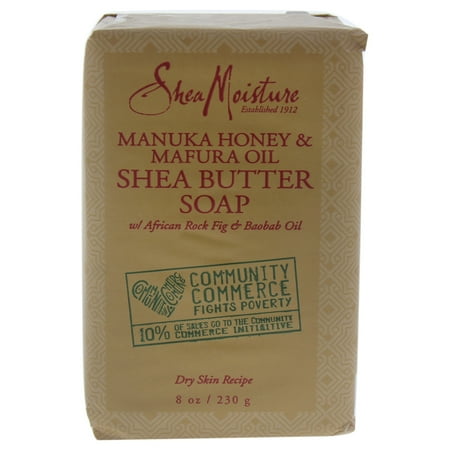 (3 pack) (3 pack) SheaMoisture Manuka Honey & Mafura Oil Intensive Hydration Bar Soap, 8 oz