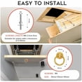 thumbnail image 5 of Complete Ladder Pull Down System Kit, Attic Stair Pull Kit, Includes 1 Attic Extension Rod up to 40 Inches and 1 Storage Hook., 5 of 7