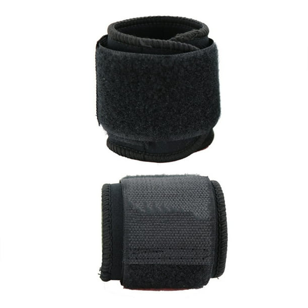 GOOHOCHY Pulseras de pulpa de pulsadores ajustables 2 unids para compatimientos deportivos de muñeca (Negro)