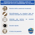 thumbnail image 2 of impermeabilizante híbrido para techos y muros blanco impac x-terior total 12 años 19 l, 2 of 7