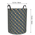 thumbnail image 2 of DouZhe Waterproof Collapsible Large Laundry Baskets, Cartoon Sun Stars Galaxy Prints Circular Hamper with Handles, 2 of 6