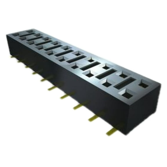 Pack of 2 CLH-110-L-D-DV-TR Connector Receptacle 20 Position 0.100 (2.54mm) Surface Mount Gold :Cut Tape CLH-110-L-D-DV