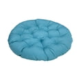 thumbnail image 1 of Cojín colgante para silla de huevo, acolchado, redondo, 40 cm, transpirable. Azul claro, 1 of 8