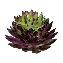 Mini Artificial Succulents, 1 Pc Faux Succulents, Realistic Fake Succulents, Artificial Hanging Ornaments Fleshed Plant Textured for Home Garden Wedding Party Spring Decoration, Purple