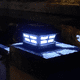 thumbnail image 4 of 1PACK Solar Outdoor Post Cap Light - Lámpara de jardín Poste de luz Luz de cerca Luz LED Adepaton CPB-US-DYP868-4, 4 of 5