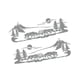 thumbnail image 5 of 2 pegatinas de alces para coche, calcomanías decorativas divertidas, fáciles de usar, versátiles, para vehículos , para conducir camiones. Gris, 5 of 8