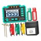 thumbnail image 4 of Medidores de megóhmetro digital Equipo de voltímetro Portátil de mano Rango manual Medidores de resistencia Medidor de megohm Medidor para p Sunnimix Metros de megóhmetro, 4 of 8