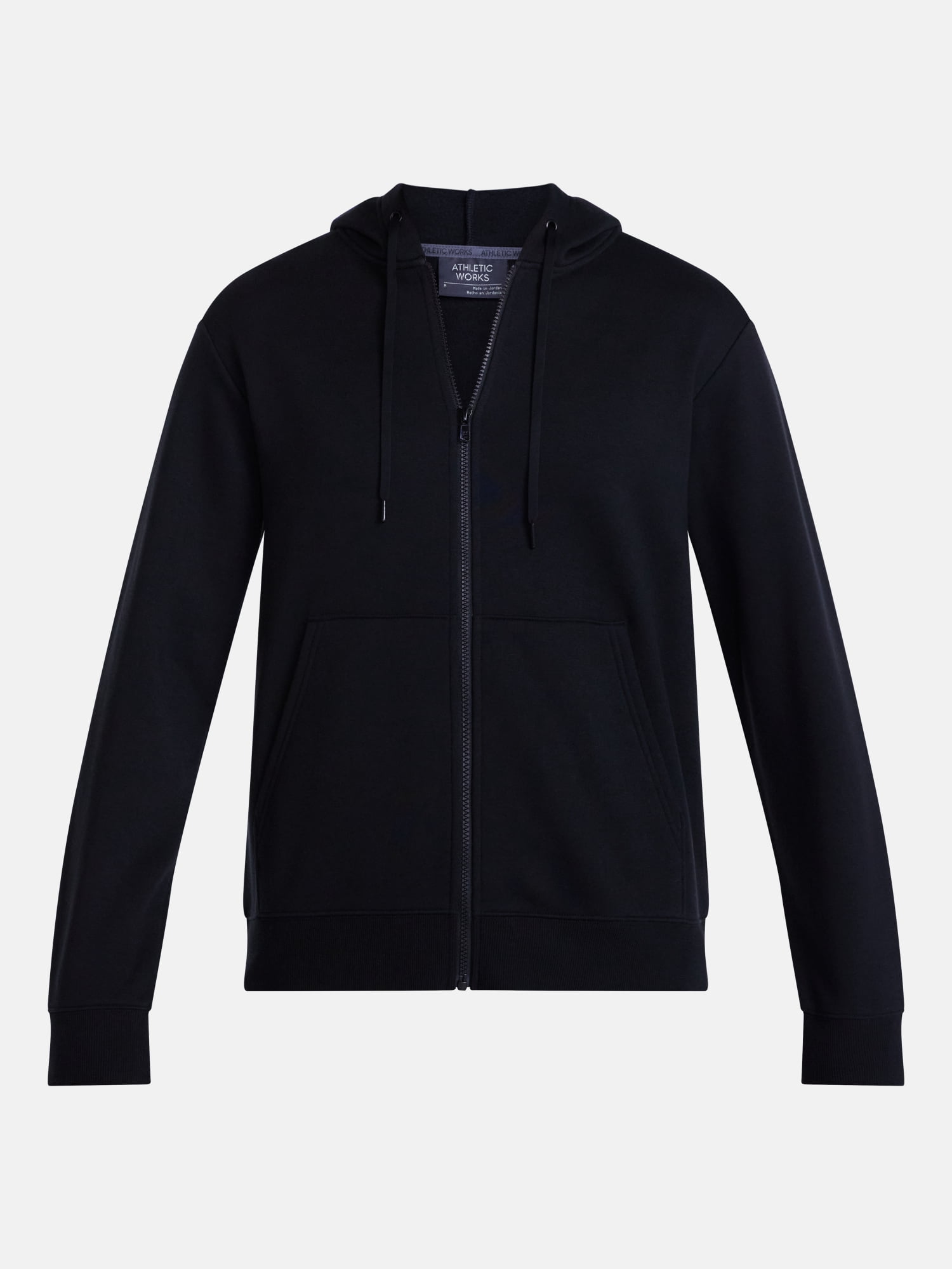 Athletic Works Men's and Big Men's Zip Up Fleece Hoodie Sweatshirt, Sizes S-5XLT