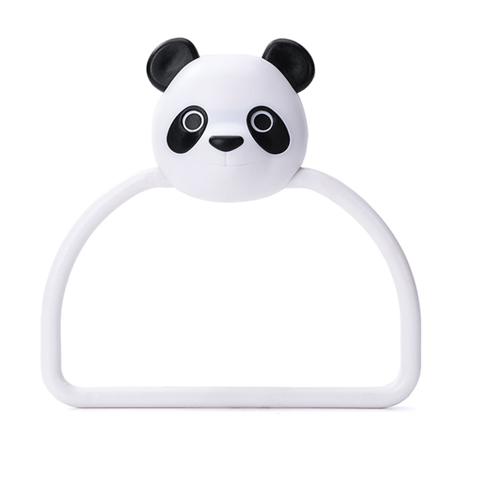 Towel Ring Panda Puppy Storage Rack Cartoon Rags Holder for Bathroom ...