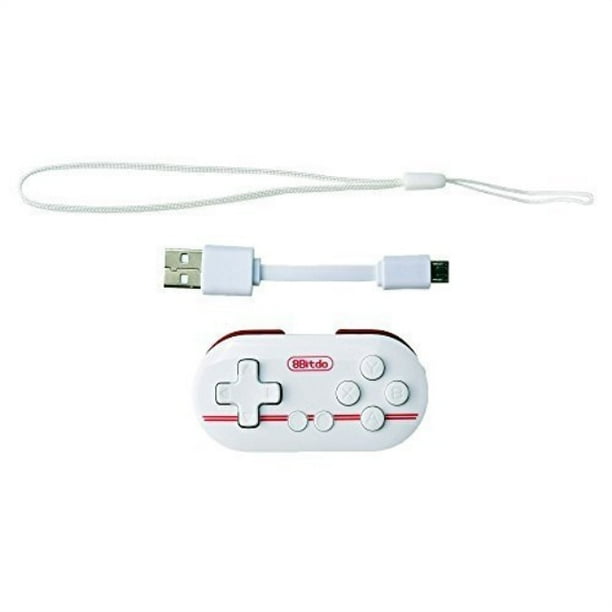 Gam3gear Palm Pocket Size 8bitdo Zero Wireless Gamepad Controller Shutter For Android Ios Windows Mac White Red With Gam3gear Keychain Walmart Com Walmart Com