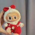 thumbnail image 4 of POP MART Vêtements de Poupée Labubu 17cm Adaptés pour Petite Capuche Rouge 17cm (Capuche et Bretelles) (Sans Poupée), 4 of 9