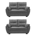 thumbnail image 1 of Sala 2-2 TRINITY Venecia ( 2 piezas Love Seat ) Gris Shadow, 1 of 7