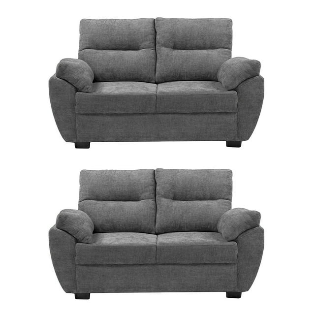 Sala 2-2 TRINITY Venecia ( 2 piezas Love Seat ) Gris Shadow