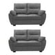 thumbnail image 1 of Sala 2-2 TRINITY Venecia ( 2 piezas Love Seat ) Gris Shadow, 1 of 7