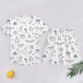 thumbnail image 2 of Gelikeya Toddler Kids Christmas Pajama Sets - Long Sleeve Shirts Pants 2 Piece Outfits Relaxed Fit Playwear Winter Clothes, Size 5T, 2 of 3
