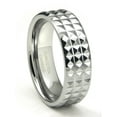 thumbnail image 1 of Andrea Jewelers Tungsten Carbide Diamond Pattern Wedding Band Ring Sz 11.5, 1 of 4