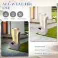 thumbnail image 3 of Haverchair Outdoor Cascading Water Fountain, Waterfall Fountain with LED Lights, Sailboat and Waterwheel Look Fountains and Waterfalls for Garden or Patio, Yard, and Deck Decor, 3 of 9