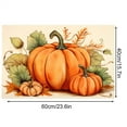 thumbnail image 3 of Fall Door Mat Outside, Pumpkin Welcome Mat for Front Door, Halloween Thanksgiving Autumn Vintage Rustic Yard Non Slip Seasonal Home Indoor Outdoor Party Decoration, 3 of 5