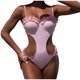 thumbnail image 1 of Traje de baño de mujer Traje de baño de bikini de color sólido Traje de baño de encaje de mujer Fridja  nalpqowj56684, 1 of 9