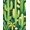 Green, Pattern 7, variant on Flatwoven High Traffic Area Rug, Vibrant Tropical Cactus Aesthetic, Non Slip, Stain Resistant, Washable Area Rugs for Living Room, Bedroom(Green, 4X6)