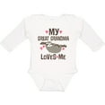 thumbnail image 3 of Inktastic My Great Grandma Loves Me Girls Long Sleeve Baby Bodysuit, 3 of 5