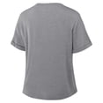 thumbnail image 5 of Women's Fanatics Heather Gray Kansas City Chiefs Overplayed Tribute Tri-Blend Boxy T-Shirt, 5 of 5