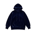 thumbnail image 5 of JUjie Lightweight Hoodies for Women Oversized Sweatshirt Comfort Drawstring Sweatshirts for Fall & Winter Top 2026 Basic Hoodie Outfits Navy L, 5 of 5