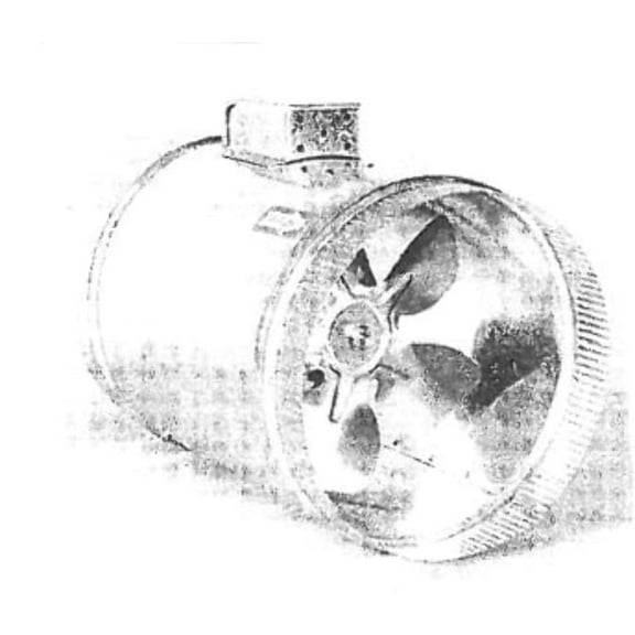 Tjernlund EF-12 - 12 Duct Fan For Flex Or Metal Duct