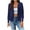Navy Womens Work Blazers, variant on BSDJILFG Cotton Cardigans for Women Scallop Trim Blazer Open Front Business Casual Short Cropped Jackets