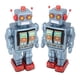 thumbnail image 1 of Juguete de Hojalata Retro, Robot Vintage de Metal, Juguete de Hojalata de Robot Eléctrico Duradero, Juguete de Robot Clásico, Caminando y Girando, Para Colecciano, Navidad, 1 of 7