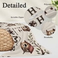 thumbnail image 2 of Sweet Home Pillow Covers, Linen Long Throw Pillow Case, Western Stars Bird Houses Farmhouse Retro Holiday Pillow Protector Decorative Cushion Cover for Living Room/Bedroom 24" x 36", 2 of 8