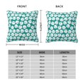 thumbnail image 2 of Fuzoiu Green Baseball Print Square Pillow Cover,Hidden Zipper Design,Luxury Square Pillow Case, Throw Pillow,Couch Cushion-22"x22", 2 of 7