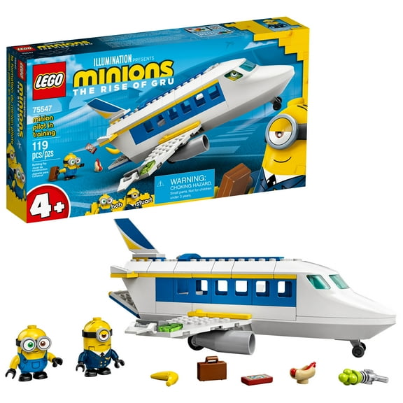 LEGO Minions: The Rise of Gru: Minion Pilot in Training Toy Plane Set for Kids (75547)
