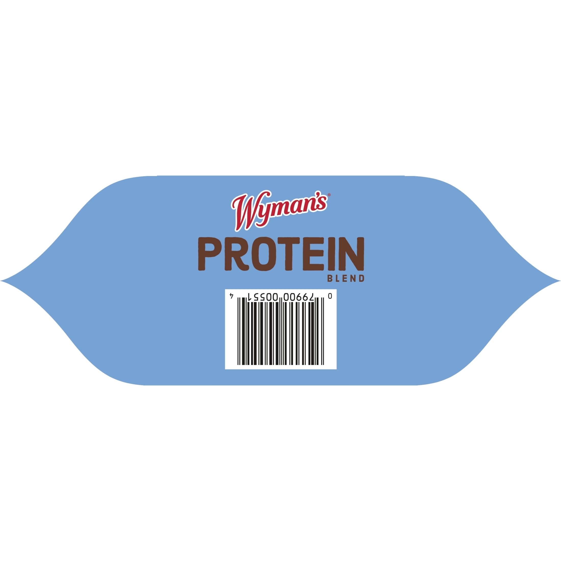 Wyman’s Protein Blend, Wild Blueberry Crumble, 2lb Bag (Frozen)