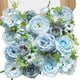 thumbnail image 1 of Flores artificiales de seda azul Serwalin para boda, 1 of 7