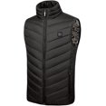 thumbnail image 2 of Chaleco calefactable para hombres y mujeres, chaleco calefactable de invierno cálido y ajustado, abrigo cálido de invierno para senderismo al aire libre, 2 of 4
