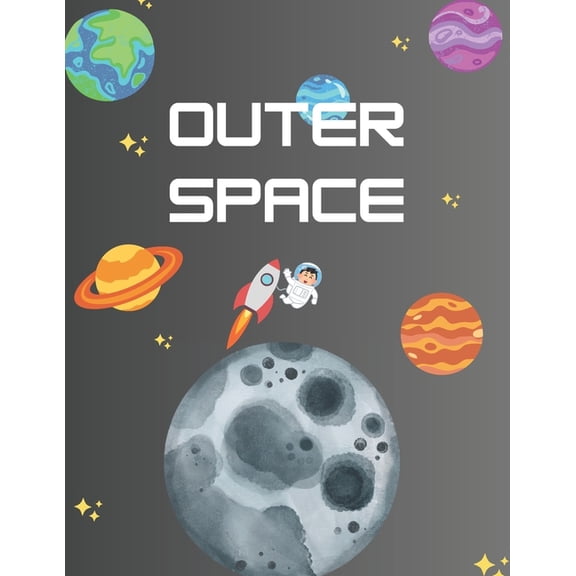 Outer Space: Coloring Book, (Paperback)