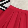 thumbnail image 6 of Paguaki Toddler Baby Girl Cheerleader Outfit Tops Skirt Set Cheer Outfit Halloween Cheerleading Clothes, 6 of 7