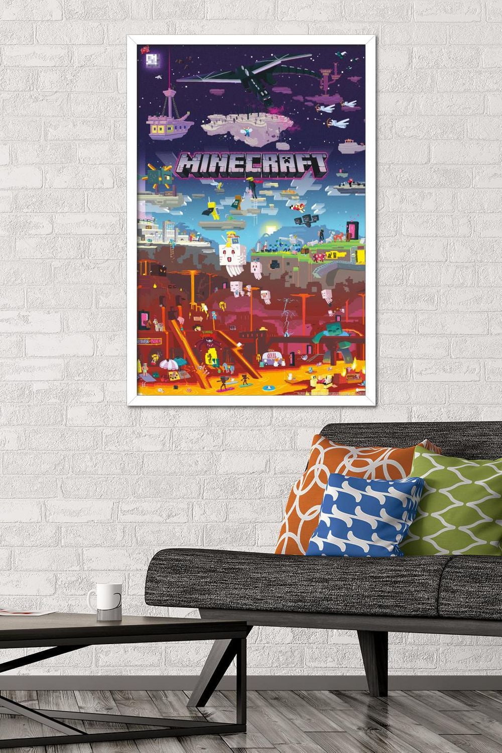 Minecraft - World Beyond Wall Poster, 22.375" x 34"