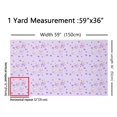 thumbnail image 3 of Manfei Cute Animal Fabric by the Yard (3 Yards) for Girls, Kawaii Rabbit Cat Bear Sheep Decorative Fabric by the Yard, Dreamy Purple Sewing & Crafting Fabric, 3 of 6