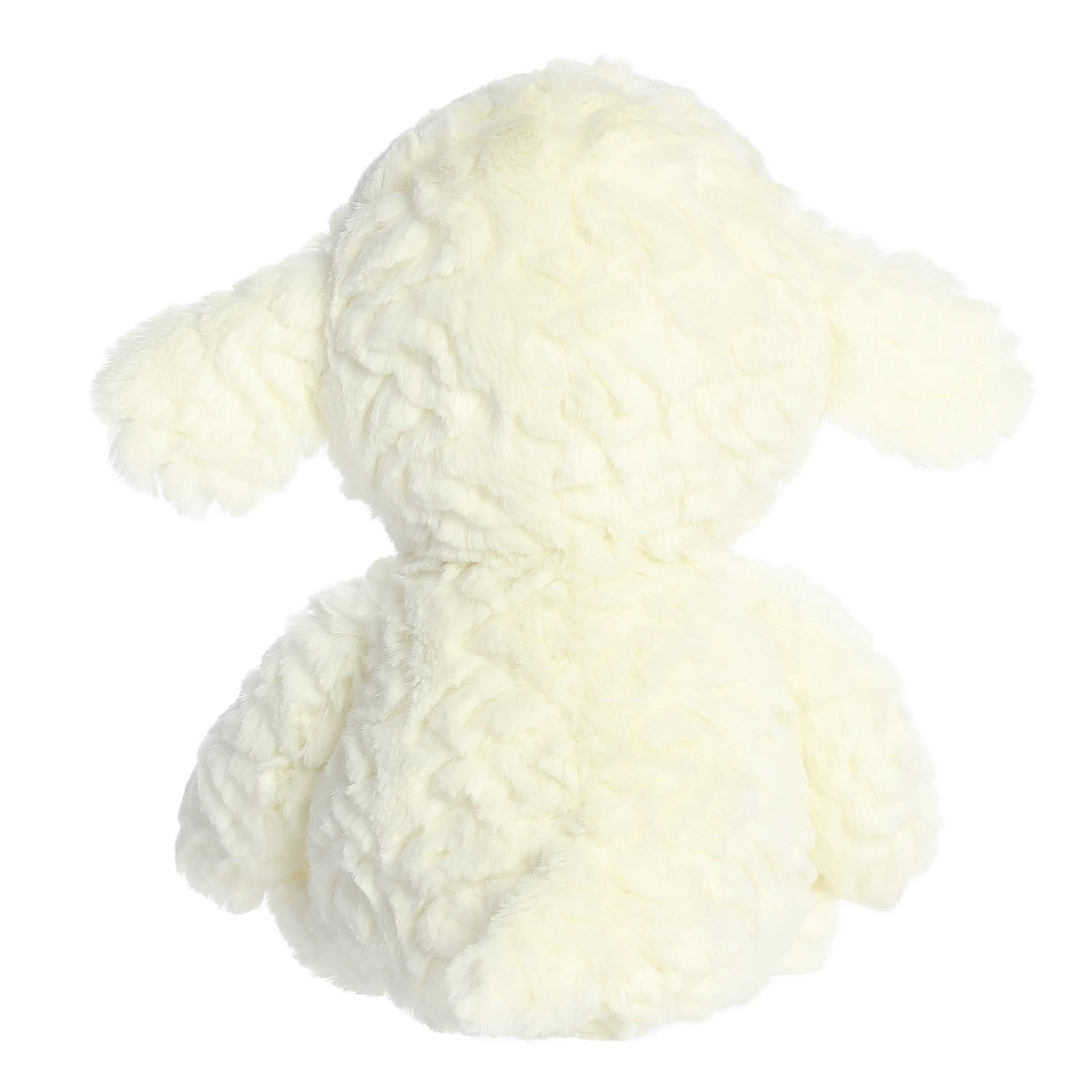 ebba - Large White Huggy Collection - 13" Leah Lamb - Adorable Baby Stuffed Animal