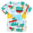 thumbnail image 1 of T-shirt à Manches Courtes Imprimé Dessin Animé pour Garçons et Filles Été, 1 of 4