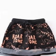 thumbnail image 7 of Toddler Boy Shorts Sport Cartoon Dinosaur Prints Casual Shorts Breathable Beach Cargo Pants Shorts Boys Cargo Pants Black 5 Years-6 Years, 7 of 7