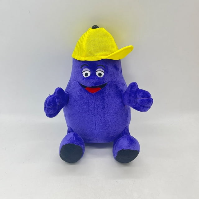 Muñeco de peluche Grimace Shake de BiLLCoS, 86 pulgadas, con sombrero amarillo, juguete coleccionable